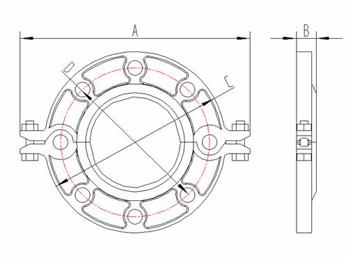 UL FM Grooved Split Flange