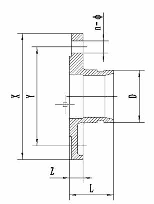 UL FM Grooved Adaptor Flange