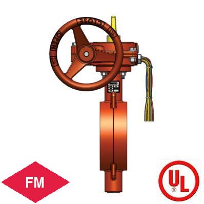 ul fm approved butterfly valves